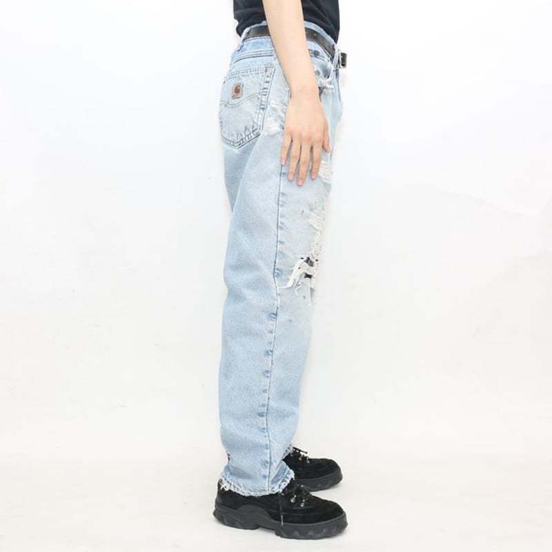 ゆ*き様 ✨Carhartt ✨ダメージデニムパンツ 34インチ ゆ*き様 ✨Carhartt ✨ダメージデニムパンツ 34インチ