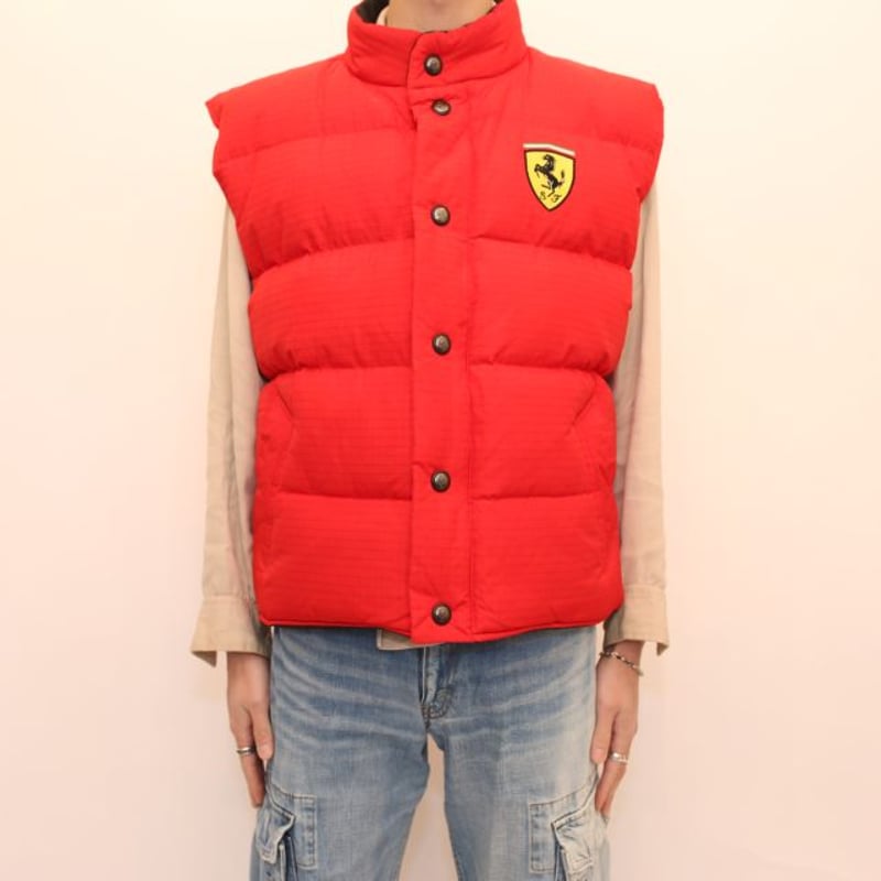 フェラーリ ダウンベスト Ferrari Down Vest | Blue フェラーリ ダウンベスト Ferrari Down Vest | Blue