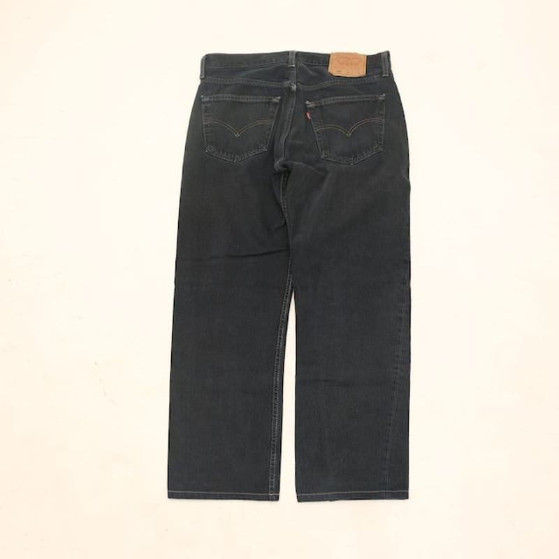 レア USA製 Levi's リーバイス501 オイルド加工デニムパンツブラック レア USA製 Levi's リーバイス501 オイルド加工デニムパンツ