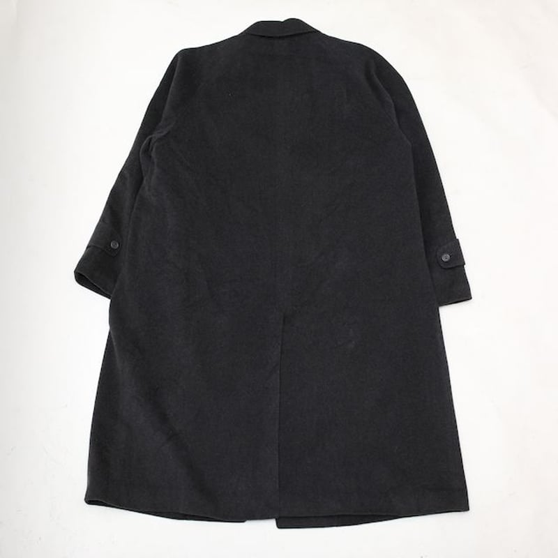 カシミヤ ウール ステンカラーコート Cashmere Wool Balmacaan カシミヤ ウール ステンカラーコート Cashmere Wool Balmacaan