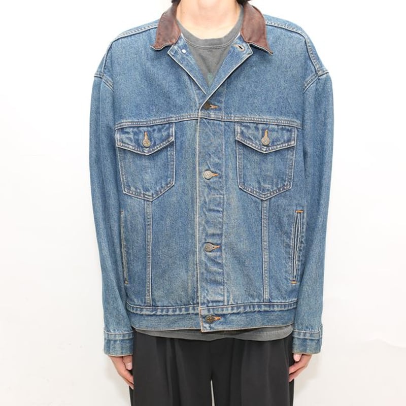 90's マルボロ デニムジャケット Marlboro Denim Trucker Jacke 90's マルボロ デニムジャケット Marlboro Denim Trucker Jacke
