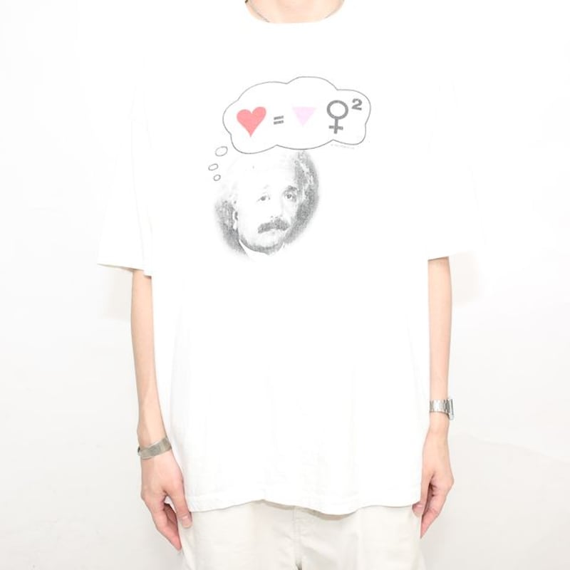 90年代 USA製 Albert Einstein アインシュタイン 半袖Tシャツ  