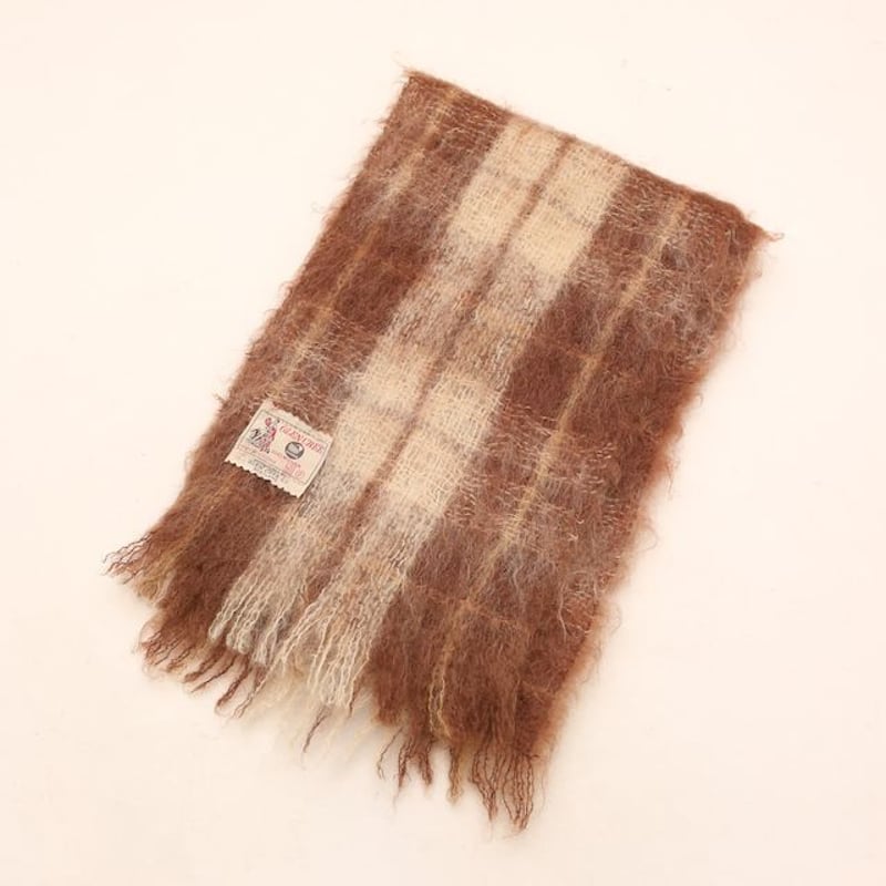 モヘア マフラー Vintage Mohair Muffler# | Blue モヘア マフラー Vintage Mohair Muffler# | Blue