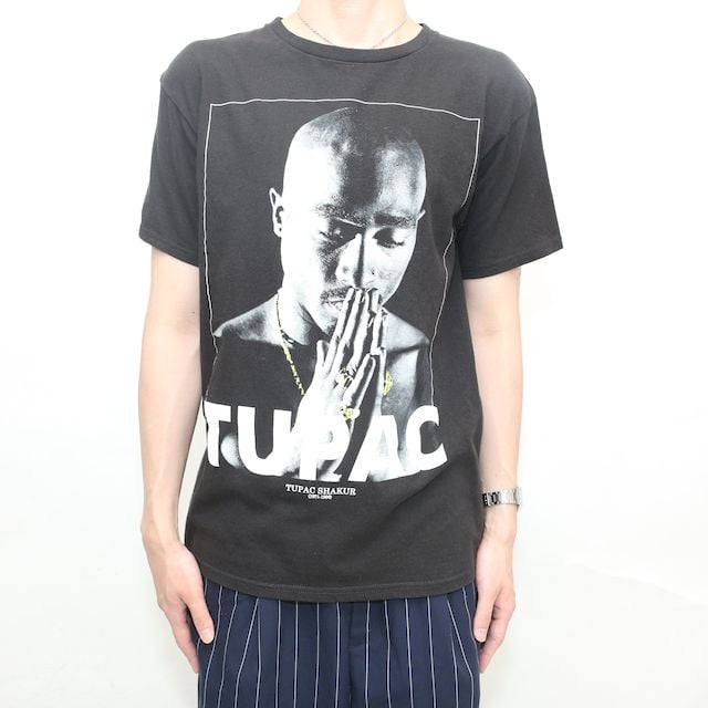 2PAC ラッパー Tシャツ HIPHOP T-shirt # | Blue 2PAC ラッパー Tシャツ HIPHOP T-shirt # | Blue