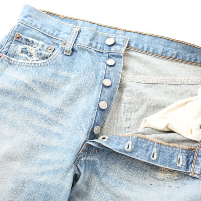 リーバイス501 リペア ダメージデニム Levi's 501 Repair | Blue リーバイス501 リペア ダメージデニム Levi's 501 Repair | Blue
