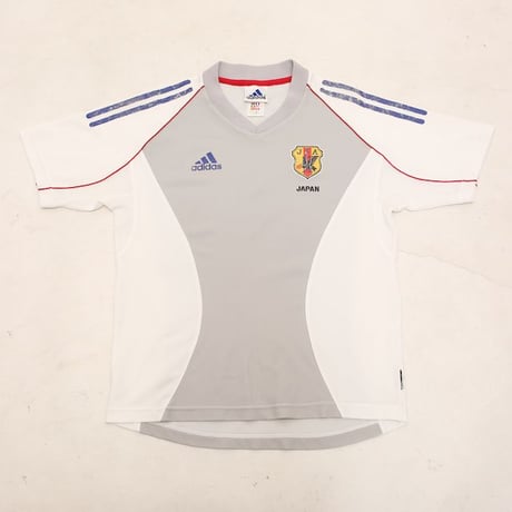 激レア adidasアディダス 日本代表 02（H）ゲームシャツ UK製 adidas アディダス Tシャツ ゲームシャツ 脇がメッシュ生地