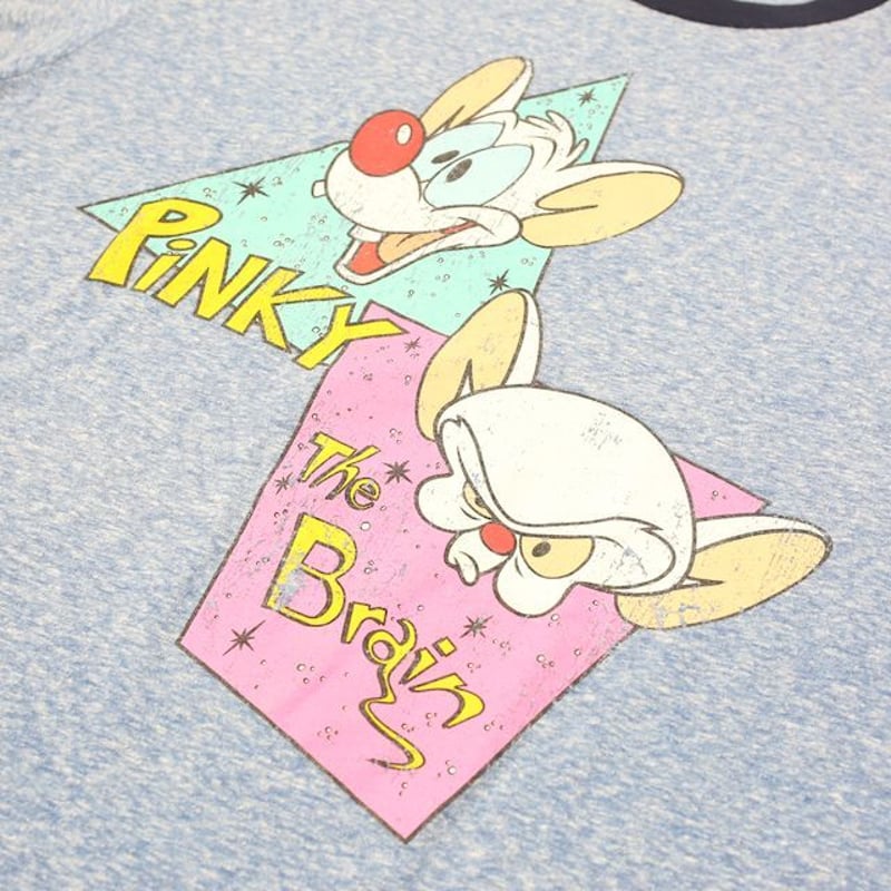 販促激安 90s PINKY & THE BRAIN ピンキーアンドブレイン Tシャツ - メンズ