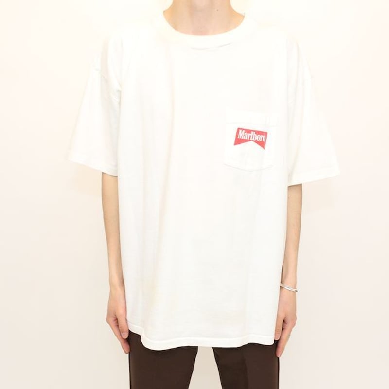 90s マルボロ Tシャツ MaArlboro Cowboy Printed Pocket T 90s マルボロ Tシャツ MaArlboro Cowboy Printed Pocket T