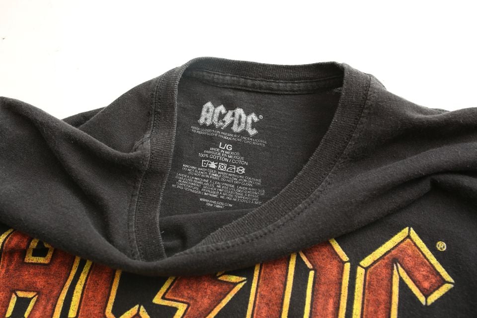 AC/DC ツアーTシャツ 1979-80 World Tour T-Shirt# | Blue