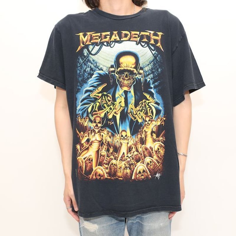 メガデス Tシャツ Megadeth # | Blue