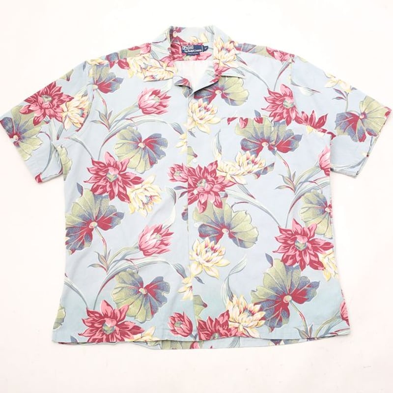 90's ラルフローレン アロハシャツ Polo by Ralph Lauren Cotton 90's ラルフローレン アロハシャツ Polo by Ralph Lauren Cotton