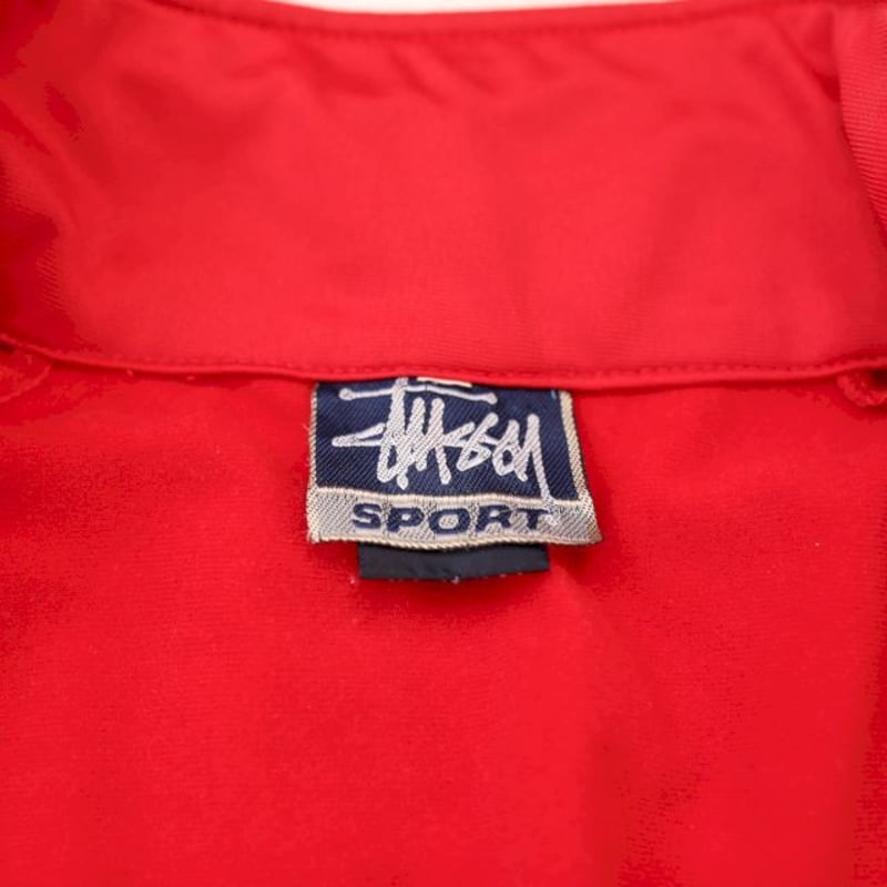 STUSSY ステューシー 90'S ロゴ刺繍 トラックジャケット-