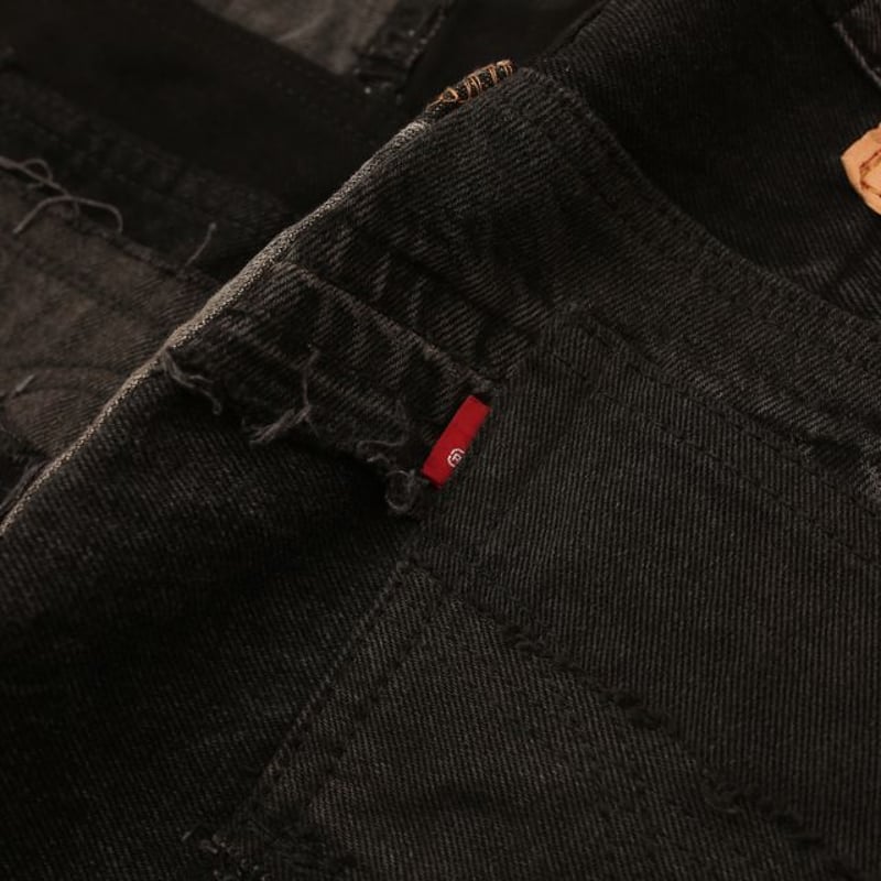 DISCOVERED 19SS Levi’s リメイク ブラック デニム パンツ DISCOVERED 19SS Levi's リメイク ブラック デニム パンツ