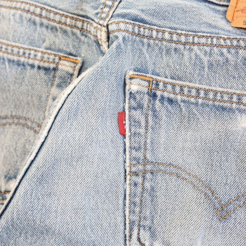 s リーバイス ダメージデニム パンツ Levi's Made in US