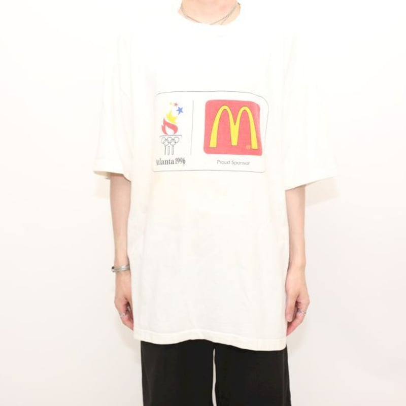 90sアトランタ五輪×マクドナルド Tシャツ 90