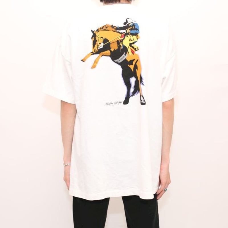 90s マルボロ カウボーイ Tシャツ Marlboro T-shirt | Blue 90s マルボロ カウボーイ Tシャツ Marlboro T-shirt | Blue