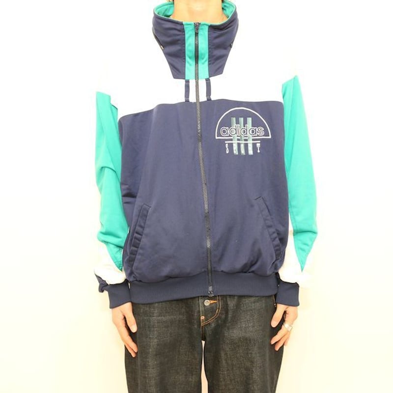 80s アディダス トラック ジャケット Adidas Track Jacket | Blue 80s アディダス トラック ジャケット Adidas Track Jacket | Blue