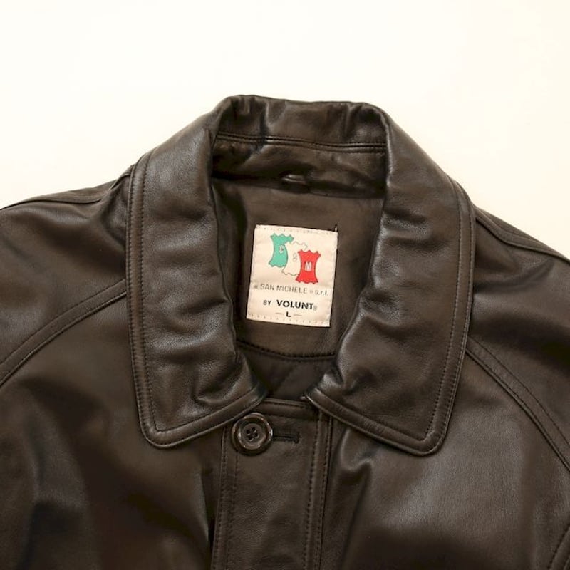 レザーコート Leather Coat Volunt# | Blue レザーコート Leather Coat Volunt# | Blue