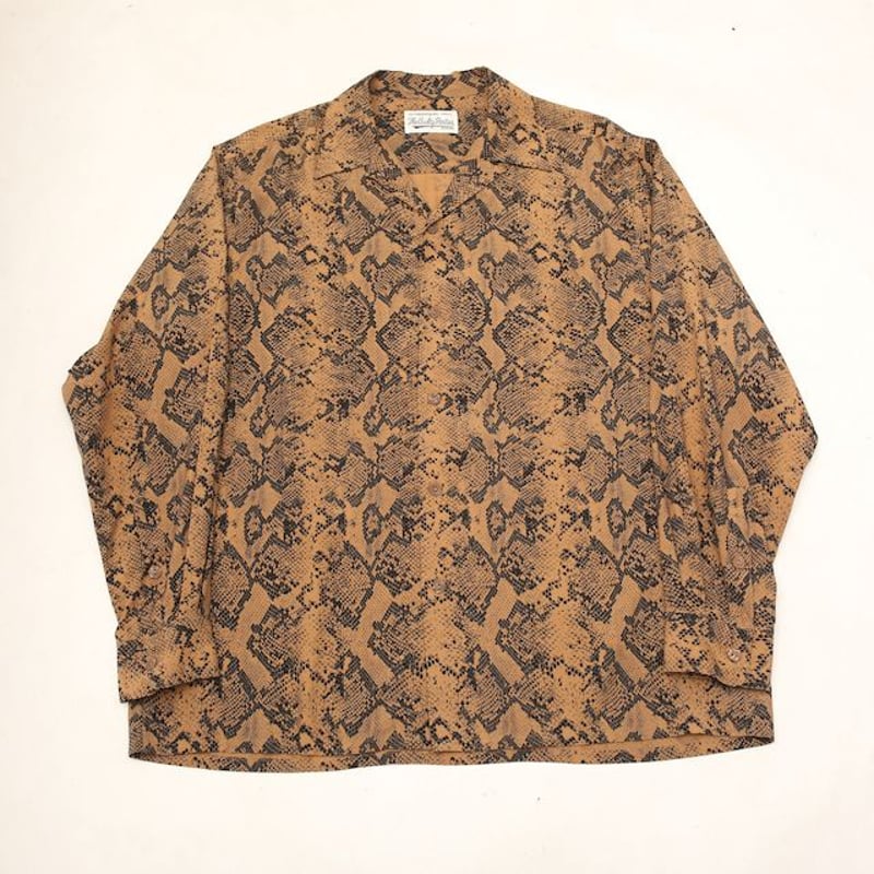 ワコマリア パイソン柄 ハワイアンシャツ WACKO MARIA Python ワコマリア パイソン柄 ハワイアンシャツ WACKO MARIA Python