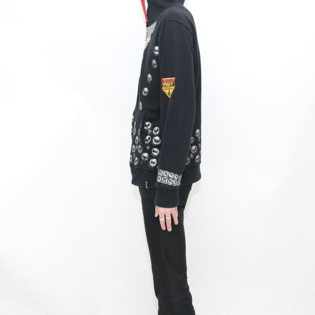 KISS×Volcom ジップ フーディ Zip Hoodie | Blue 