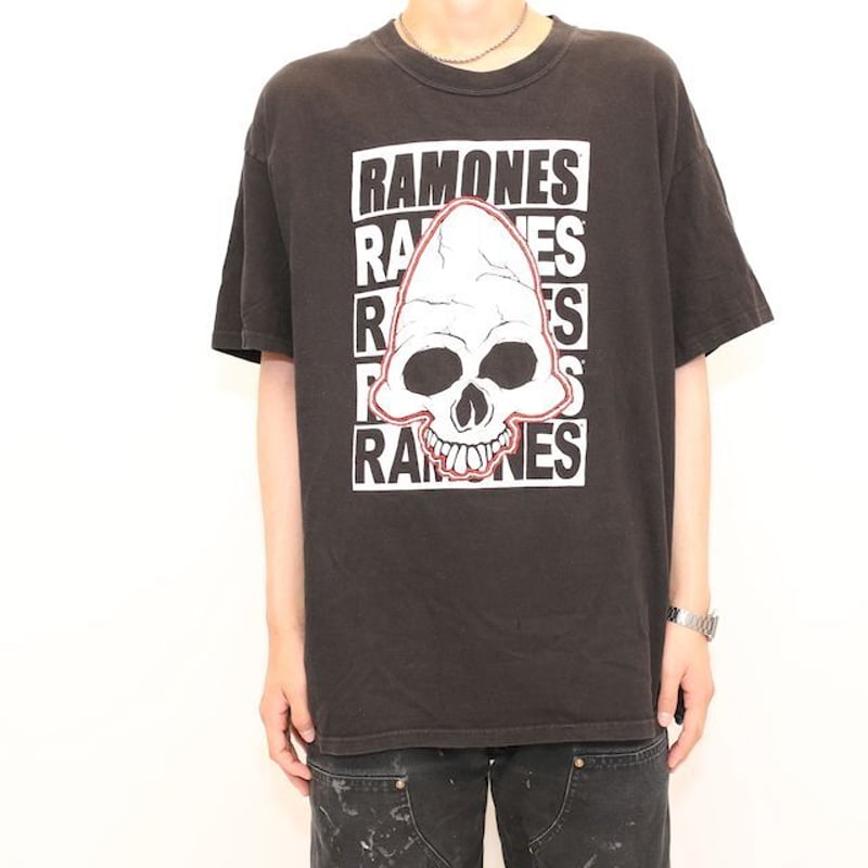 90s USA製 RAMONES ラモーンズ Tシャツ リンガー