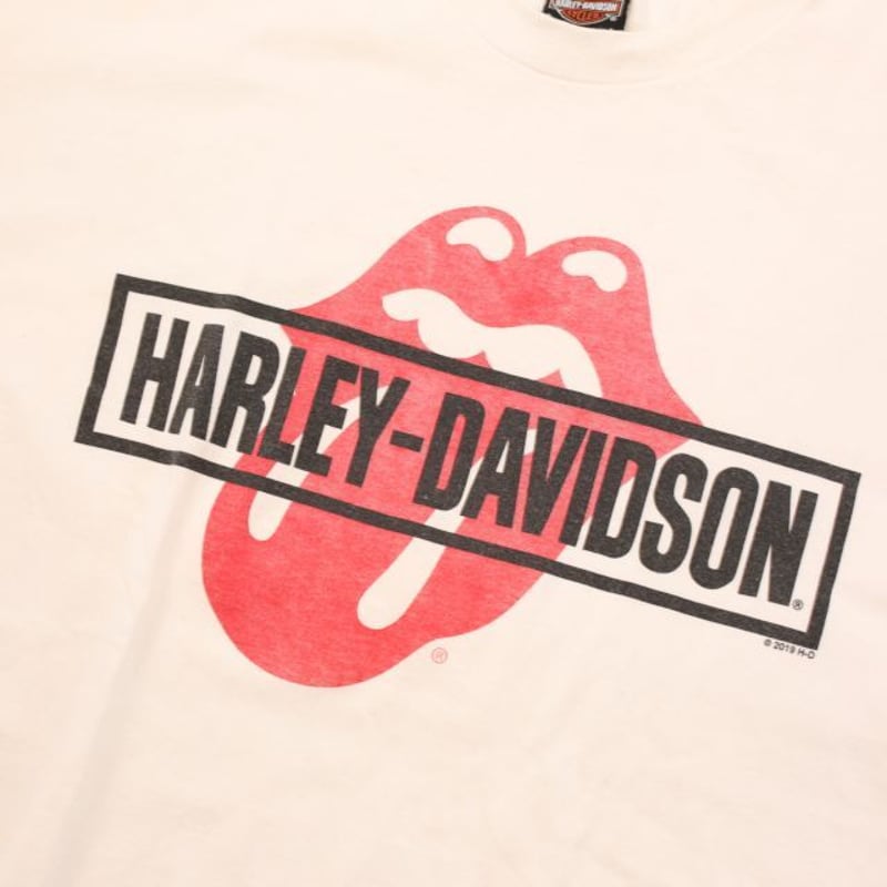 ハーレーダビッドソン×ローリングストーンズ Tシャツ Harley-Davidson ...