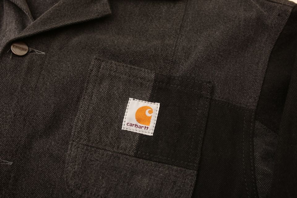 カーハート パッチワーク リメイク デニムジャケット Carhartt カーハート パッチワーク リメイク デニムジャケット Carhartt