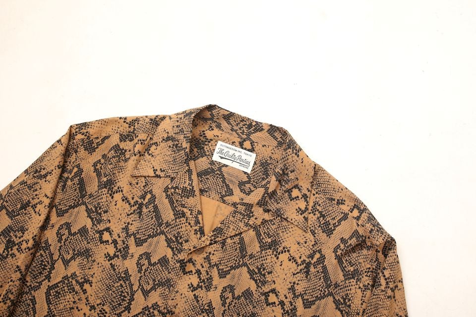 ワコマリア パイソン柄 ハワイアンシャツ WACKO MARIA Python ワコマリア パイソン柄 ハワイアンシャツ WACKO MARIA Python