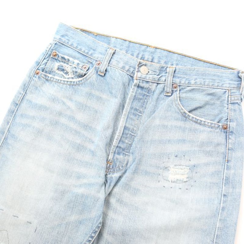 リーバイス501 リペア ダメージデニム Levi's 501 Repair | Blue リーバイス501 リペア ダメージデニム Levi's 501 Repair | Blue