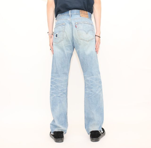 リーバイス501 リペア ダメージデニム Levi's 501 Repair | Blue