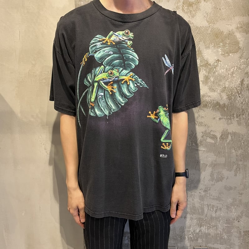 90’s FIesta de Sapos カエル エロTシャツ コスタリカ 90's 『 COSTARICA 』 アニマル カエルコスタリカ Tシャツ 古着