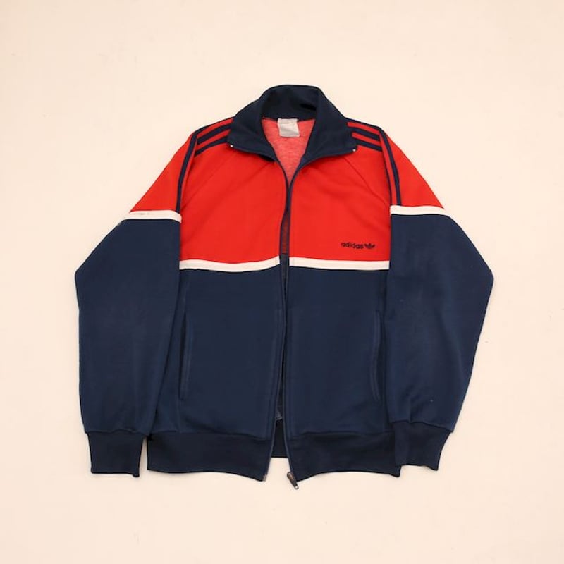 80's アディダス トラックジャケット Adidas Track Jacket# | Blue