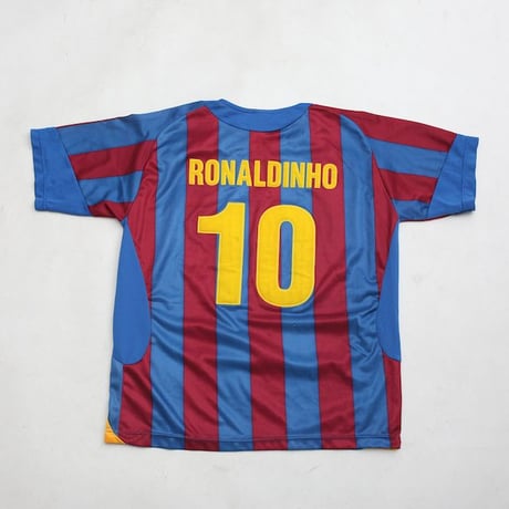 ロナウジーニョ バルセロナ サッカーユニフォーム ゲームシャツ Ronaldinho Barcelona Game Shirt