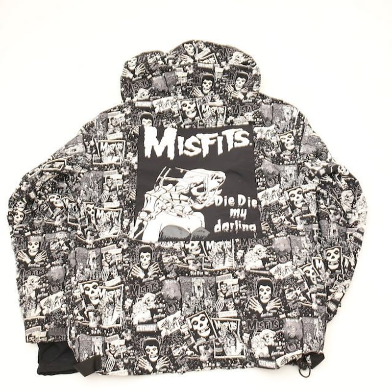 ミスフィッツ ナイロン パーカー Misfits Nylon park | Blue ミスフィッツ ナイロン パーカー Misfits Nylon park | Blue