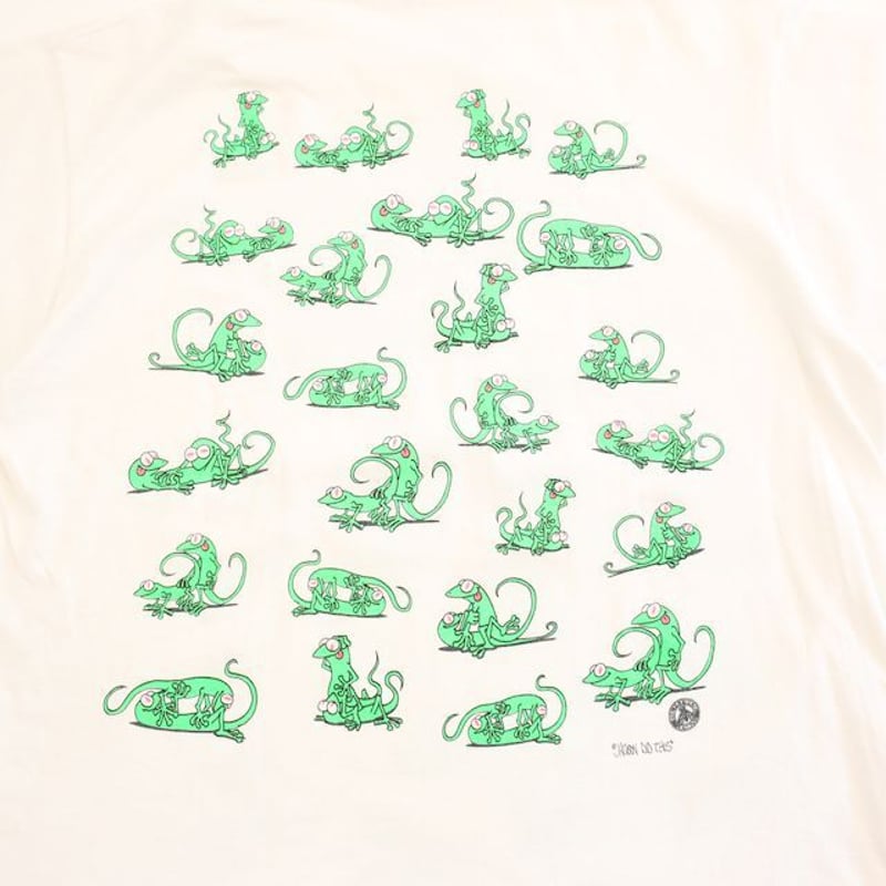 エロT 四十八手　ヴィンテージTシャツ　カメレオン　90s 90s USA製 ☆ カメレオン 四十八手 イラスト プリント Tシャツ