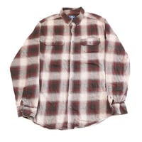 オンブレチェック ネルシャツ Ombre Checkered Flannel Shirt