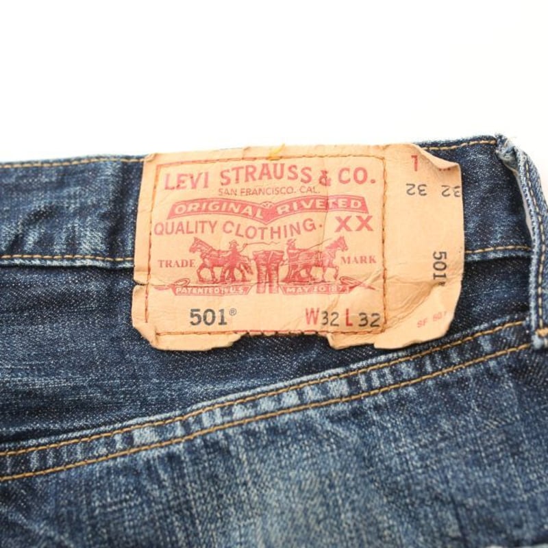 usa製 501 vintage Levi's リーバイス クラッシュ デニム 501 - 90s USA製 Levi's 501xx ヴィンテージクラッシュデニム