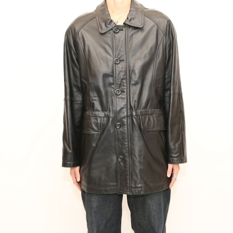 レザーコート Leather Coat Volunt# | Blue レザーコート Leather Coat Volunt# | Blue