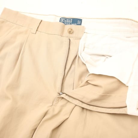 ポロ ラルフローレン 2タック コットン チノパンツ Polo by Ralph Lauren 2Pleats Cotton Chino Pants#