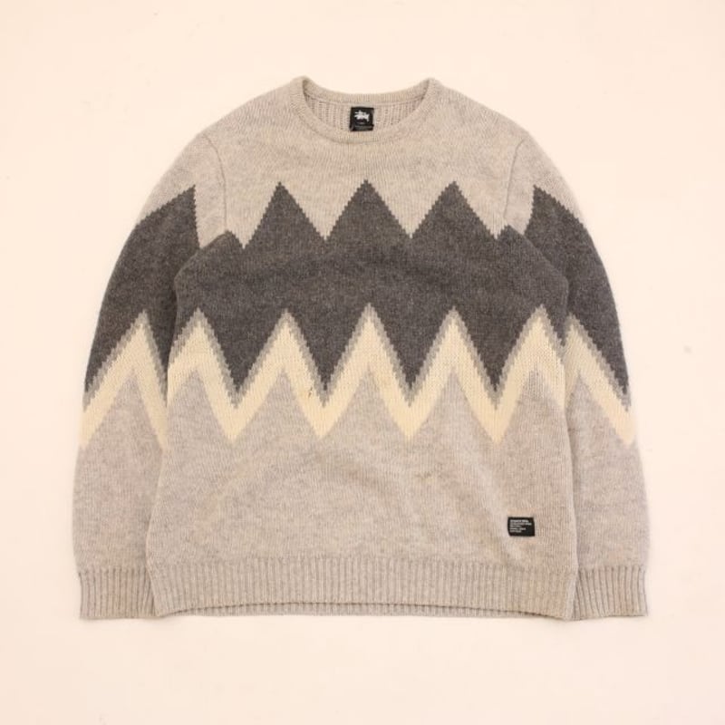 ステューシー ウールニット ダイヤ柄 Stussy Diamond Pattern ステューシー ウールニット ダイヤ柄 Stussy Diamond Pattern