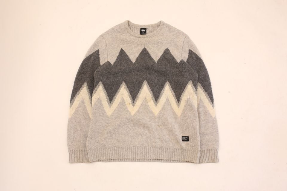 ステューシー ウールニット ダイヤ柄 Stussy Diamond Pattern Wool 