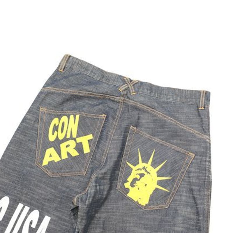 コンアート グラフィック デニム パンツ Conart Graphic Denim Pants...