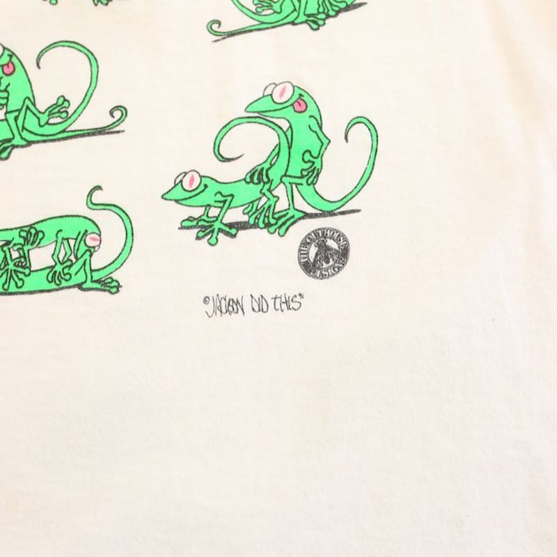 90s カメレオン 四十八手 Tシャツ Chameleon T-shirt | Blue