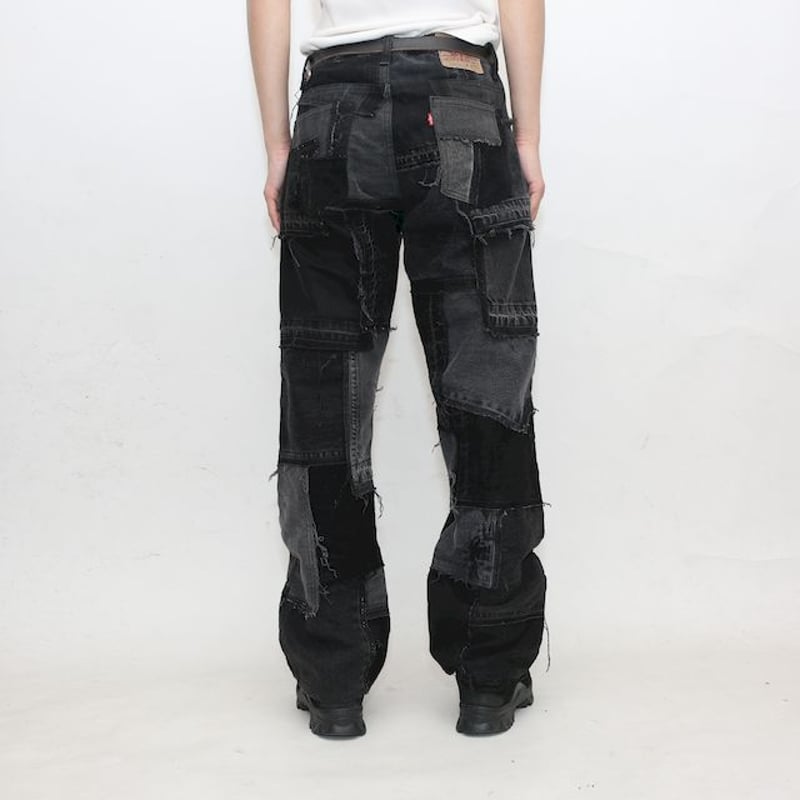 リーバイス パッチワーク リメイク デニムパンツ Levi's リーバイス パッチワーク リメイク デニムパンツ Levi's