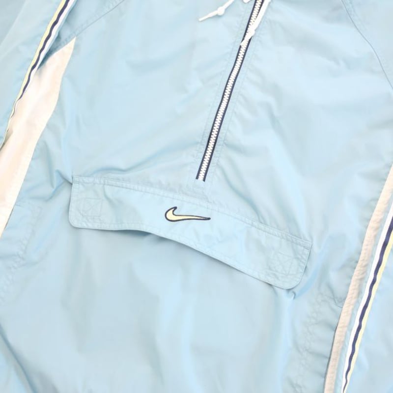 90s ナイキ アノラックパーカー Nike Nylon Anorak Jacket | Blue 90s ナイキ アノラックパーカー Nike Nylon Anorak Jacket | Blue