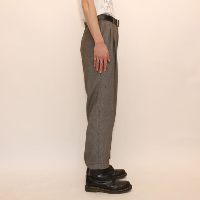 2タック ウールスラックス パンツ Wool 2 Tuck Slacks