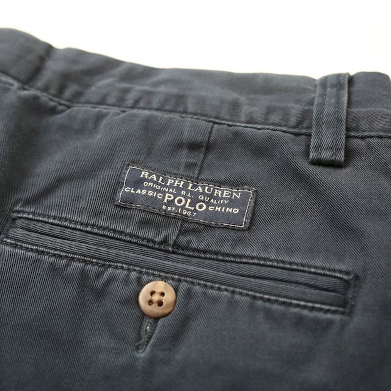 ポロ ラルフローレン 2タック コットン チノパンツ Polo by