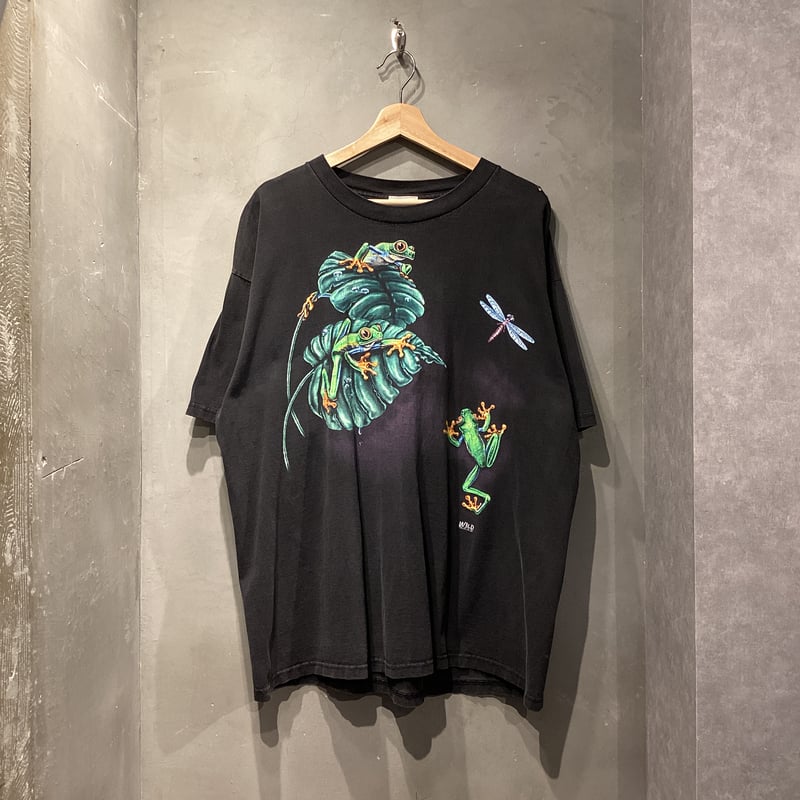 90's カエル Tシャツ 90's Frog T-Shirt | Blue