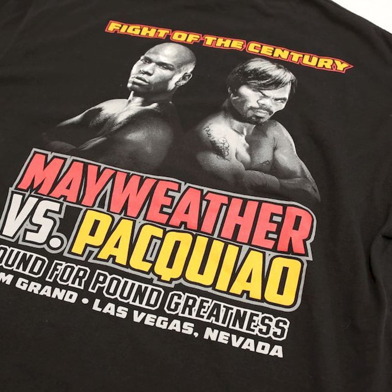 メイウェザー×マニー・パッキャオ Tシャツ Mayweather VS Pacquiao #