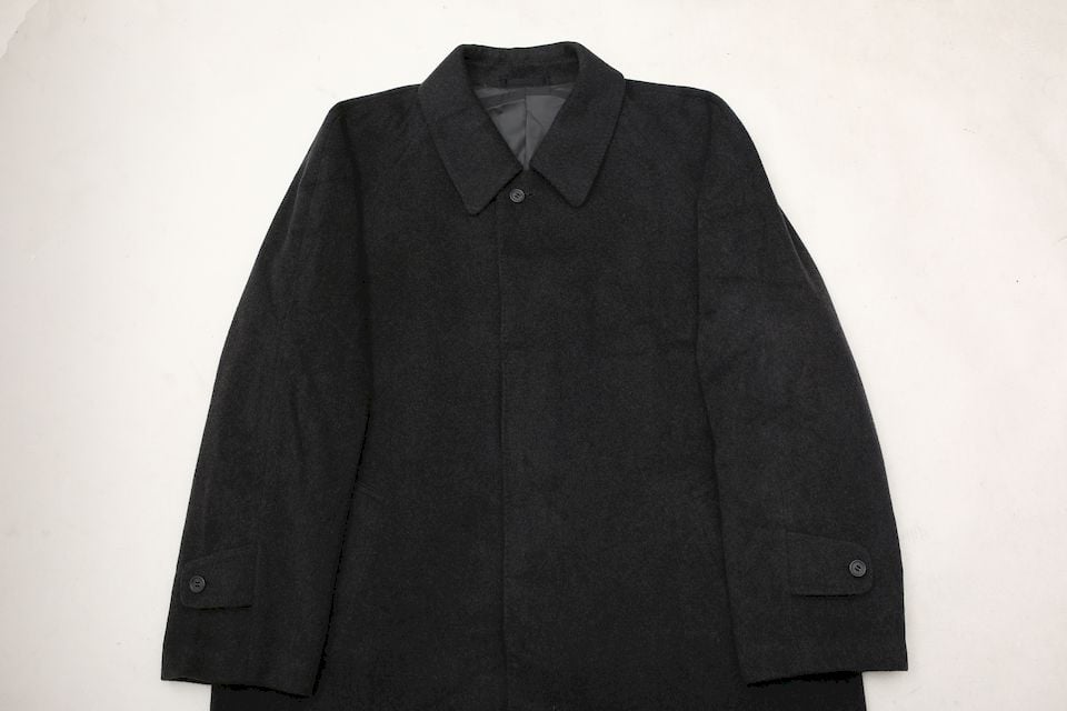 カシミヤ ウール ステンカラーコート Cashmere Wool Balmacaan カシミヤ ウール ステンカラーコート Cashmere Wool Balmacaan